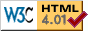 Valid HTML 4.01